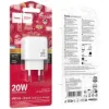 Зарядка 220V HOCO C143A 20W 1xType-C White