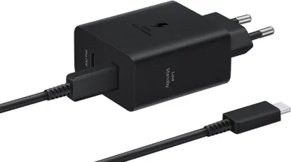 Зарядка 220V Samsung 50W Power Adapter EP-T5020XBE Type-C to Type-C cable Black