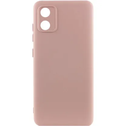 Чохол-накладка Silicone Case Full Camera Motorola E13 Pink
