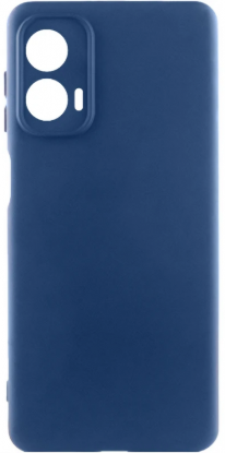 Чохол-накладка Silicone Case Full Camera Motorola G85 Dark Blue
