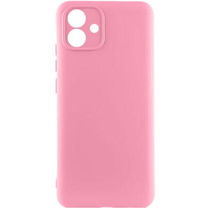 Чохол-накладка Silicone Case Full Camera Samsung A05 A055 Pink