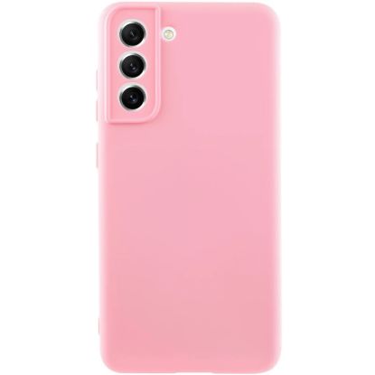 Чохол-накладка Silicone Case Full Camera Samsung G990 S21 FE Pink