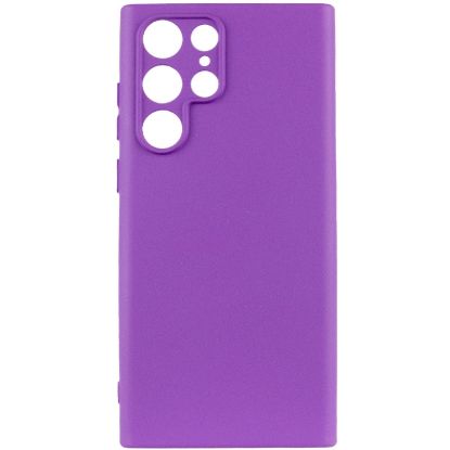 Чохол-накладка Silicone Case Full Camera Samsung S24 Ultra Purple
