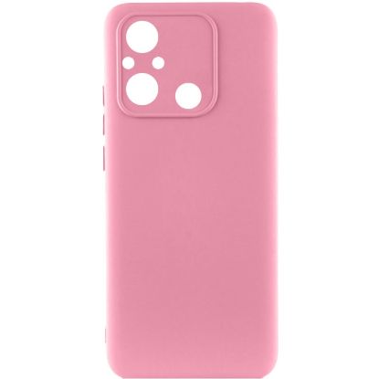 Чохол-накладка Silicone Case Full Camera Xiaomi Redmi 12C Pink