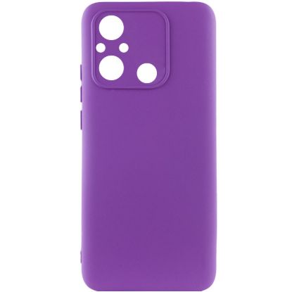 Чохол-накладка Silicone Case Full Camera Xiaomi Redmi 12C Purple