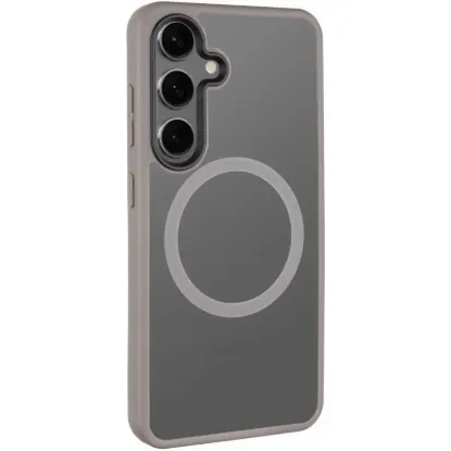 Чохол-накладка Buttons Samsung S931 S25 MagSafe Metal Grey