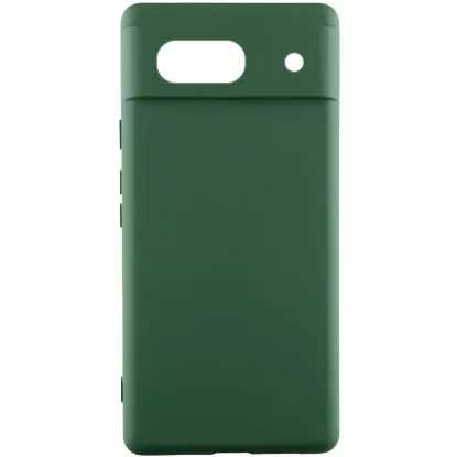 Чохол-накладка Silicone Case Full Camera Google Pixel 7A Dark Green