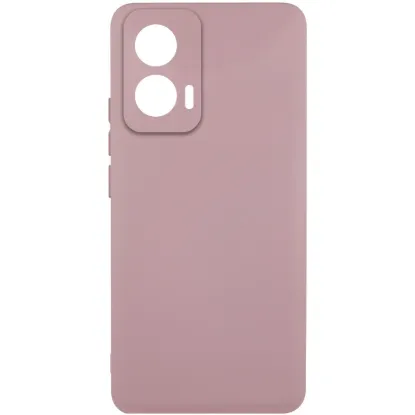 Чохол-накладка Silicone Case Full Camera Motorola Edge 50 Fusion Pink Sand