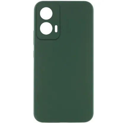 Чохол-накладка Silicone Case Full Camera Motorola G05 / E15 Dark Green