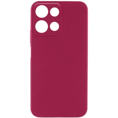Чохол-накладка Silicone Case Full Camera Motorola G15 Marsala