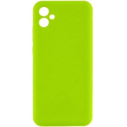 Чохол-накладка Silicone Case Full Camera Samsung A065 A06 Neon Green