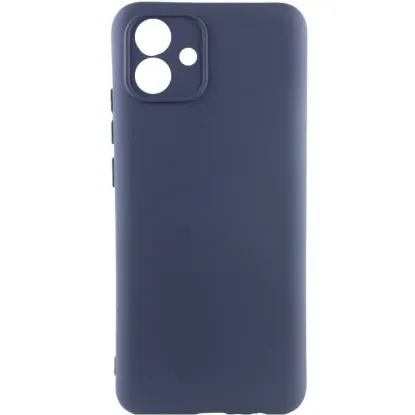 Чохол-накладка Silicone Case Full Camera Samsung A075 A07 5G Dark Blue