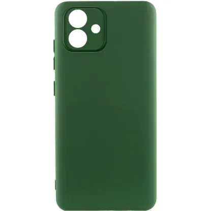 Чохол-накладка Silicone Case Full Camera Samsung A075 A07 5G Midnight Green