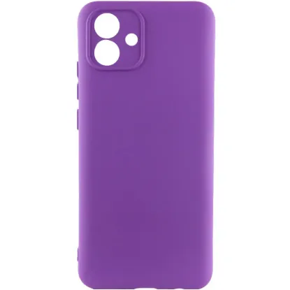Чохол-накладка Silicone Case Full Camera Samsung A075 A07 5G Purple