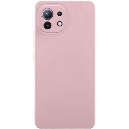 Чохол-накладка Silicone Case Full Camera Xiaomi Mi 11 Lite Pink Sand