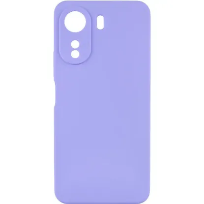 Чохол-накладка Silicone Case Full Camera Xiaomi Redmi 13C Light Violet