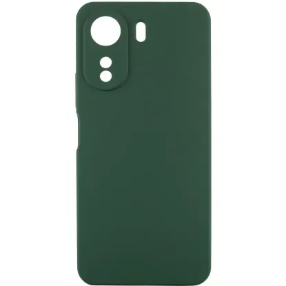 Чохол-накладка Silicone Case Full Camera Xiaomi Redmi 13C Midnight Green