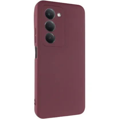 Чохол-накладка Silicone Case Full Camera Xiaomi Redmi 15 Marsala (тех.пак.більший розмір)