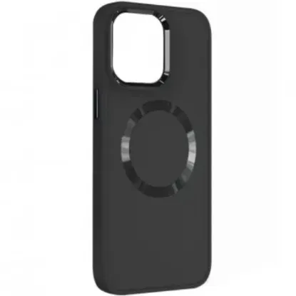 Чохли iPhone Bonbon iPhone 12 Pro Max Metal Style MagSafe Black