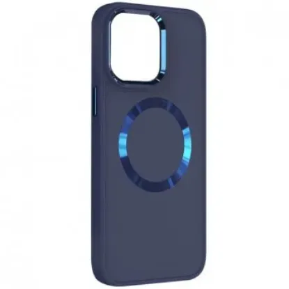 Чохли iPhone Bonbon iPhone 12 Pro Max Metal Style MagSafe Cosmos Blue