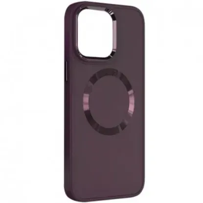 Чохли iPhone Bonbon iPhone 12 Pro Max Metal Style MagSafe Plum