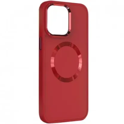Чохли iPhone Bonbon iPhone 14 Metal Style MagSafe Red