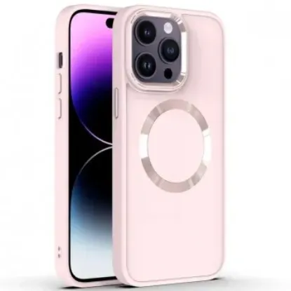 Чохли iPhone Bonbon iPhone 14 Pro Max Metal Style Light Pink