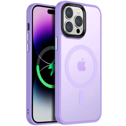 Чохли iPhone Buttons iPhone 12 Pro Max MagSafe Metal Lilac