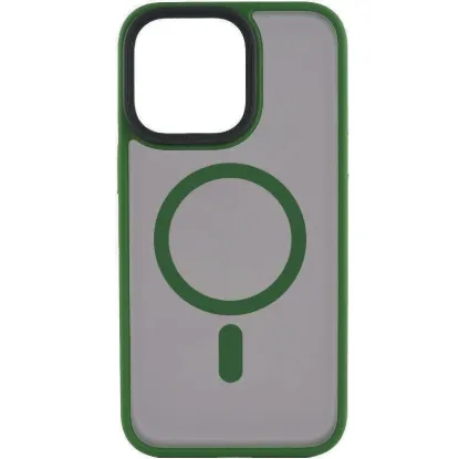 Чохли iPhone Buttons iPhone 13 MagSafe Metal Green