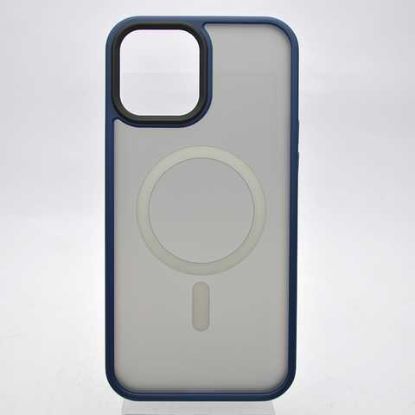 Чохли iPhone Buttons iPhone 13 Pro Max MagSafe Metal Blue