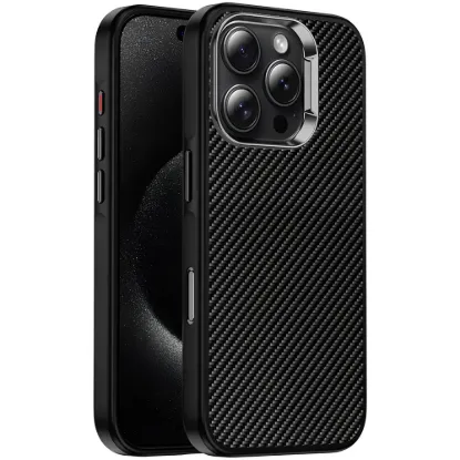 Чохли iPhone Carbon iPhone 16 Pro Max MagSafe Black