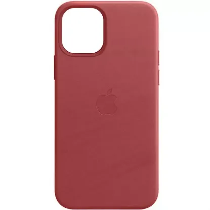 Чохли iPhone Leather Case iPhone 14 Pro MagSafe Crimson