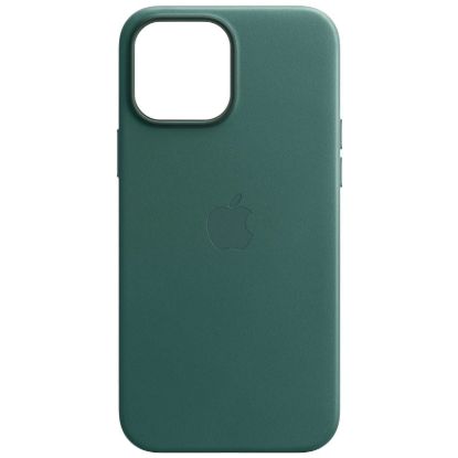 Чохли iPhone Leather Case iPhone 14 Pro MagSafe Pine Green