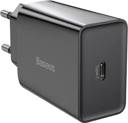 Зарядка 220V Baseus Speed Mini Quick Charger 1C 20W EU CCFS-SN01 Black