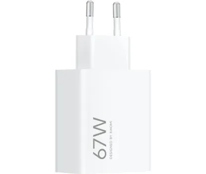  Зображення Зарядка 220V Xiaomi 67W HyperCharge Power Adapter Type-A (BHR07SKEU) White 1130132 