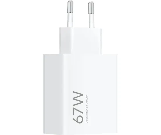  Зображення Зарядка 220V Xiaomi 67W HyperCharge Power Adapter Type-A (BHR07SKEU) White 1130132 