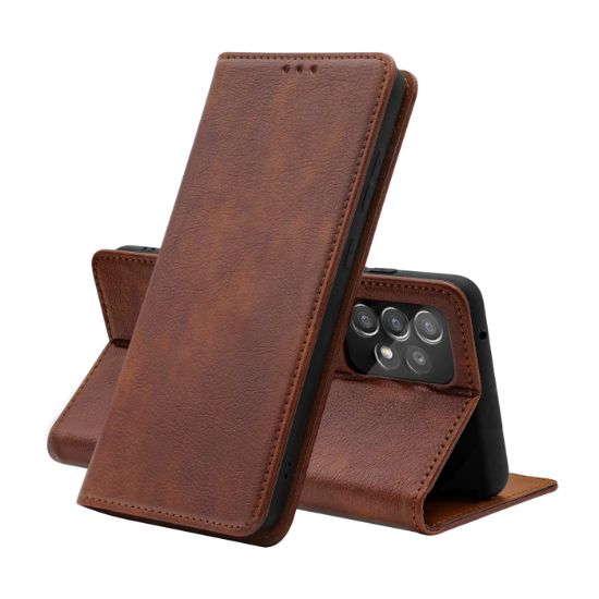  Зображення Чохол-фліп Leather Fold Xiaomi Redmi Note 14 4G Brown 