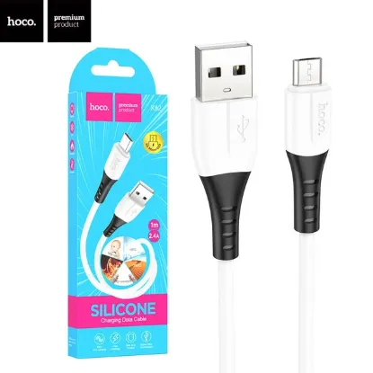 Кабелі HOCO X82 microUSB 2.4A 1.0m White
