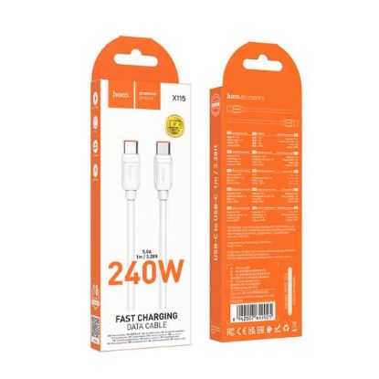 Кабелі HOCO X93 Type-C to Lightning PD20W 1.0m White