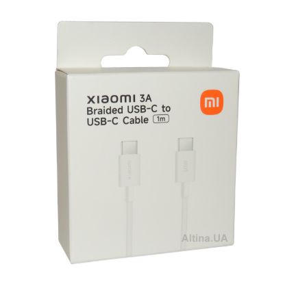 Кабелі Xiaomi Mi Braided Type-C-Type-C 60W 3A 1m(BHR0878GL) 1169401