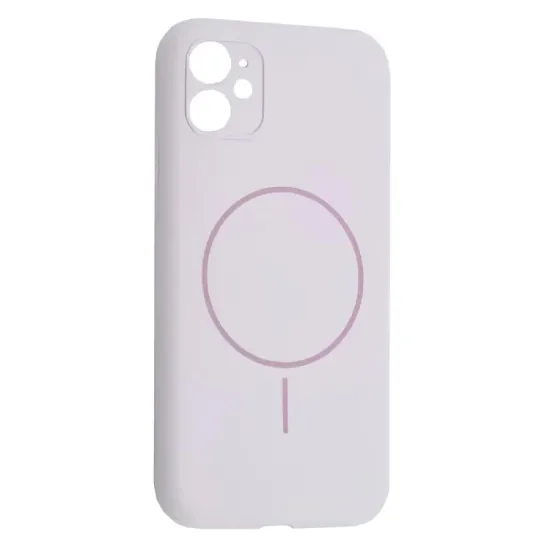 Чохли iPhone Silicone Case Full Camera MagSafe iPhone 11 Glycine