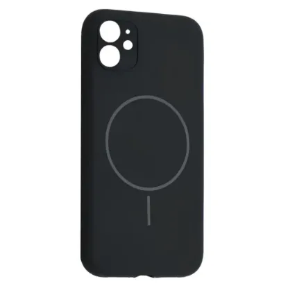 Чохли iPhone Silicone Case Full Camera MagSafe iPhone 11 Midnight Blue