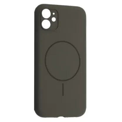 Чохли iPhone Silicone Case Full Camera MagSafe iPhone 12 Clay