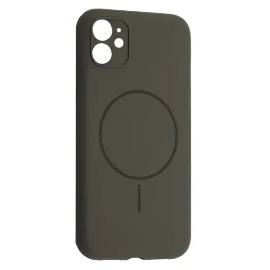 Чохли iPhone Silicone Case Full Camera MagSafe iPhone 12 Clay