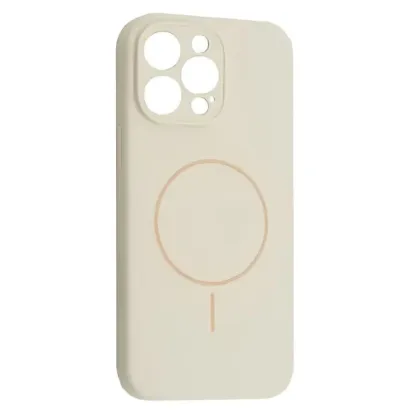 Чохли iPhone Silicone Case Full Camera MagSafe iPhone 13 Pro Antigue White