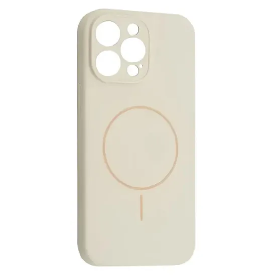 Чохли iPhone Silicone Case Full Camera MagSafe iPhone 13 Pro Antigue White