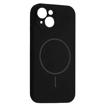 Чохли iPhone Silicone Case Full Camera MagSafe iPhone 13 Black