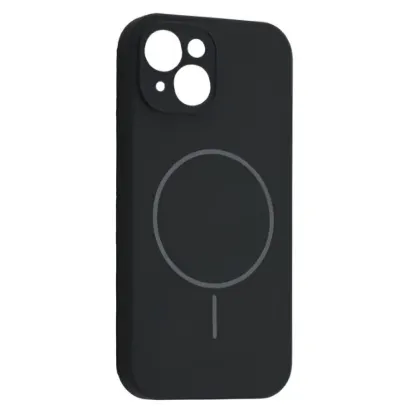 Чохли iPhone Silicone Case Full Camera MagSafe iPhone 13 Midnight Blue