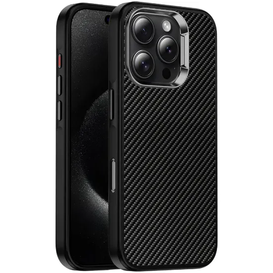 Чохли iPhone Carbon iPhone 12 Pro Max MagSafe Black