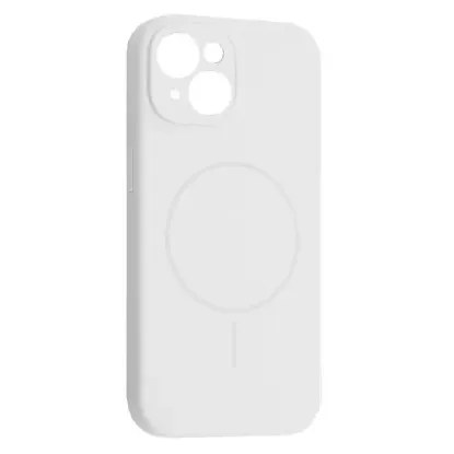 Чохли iPhone Silicone Case Full Camera MagSafe iPhone 14 White